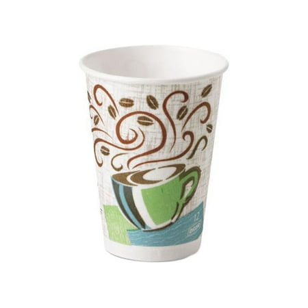Dixie 5342DX Perfect Touch Insulated Disposable Paper Cups, 12 oz