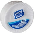 thumbnail image 1 of Dixie 6" Disposable Paper Plates White - 500 Count (5 Packs of 100), 1 of 5