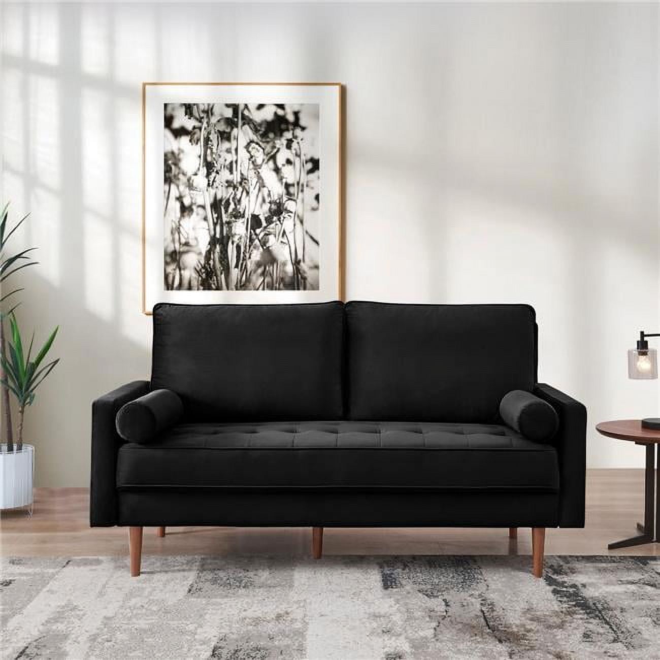 Vita chesterfield tufted microfiber sofa deals
