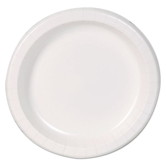Dixie Basic Paper Plates, White
