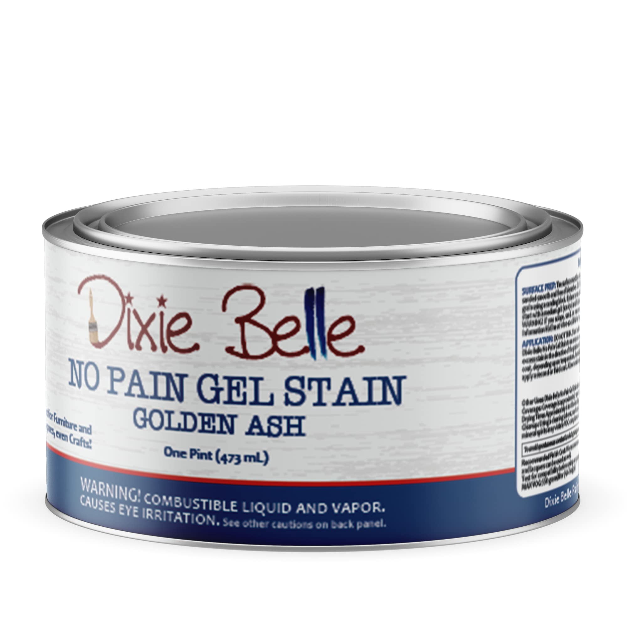Dixie Belle No Pain Gel Stain Golden Ash OilBased Stain for Wood