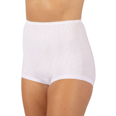 Dixie Belle Women's Banded Leg Cotton Full Brief Panty, sz 5-15, 3-Pack