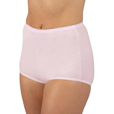 Dixie Belle Women's Panty Full Brief Cotton Underwear 3 Pack (US, Numeric, 7, Regular, Regular, Pink)