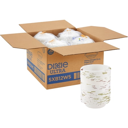 Dixie Bowls Heavy Weight 12oz. 500/CT Pathways/White SXB12WSCT