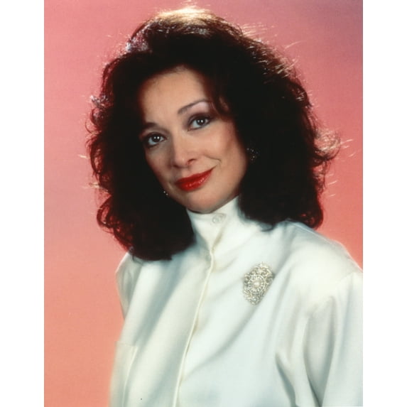 Dixie Carter Posed in White Dress Photo Print (24 x 30)