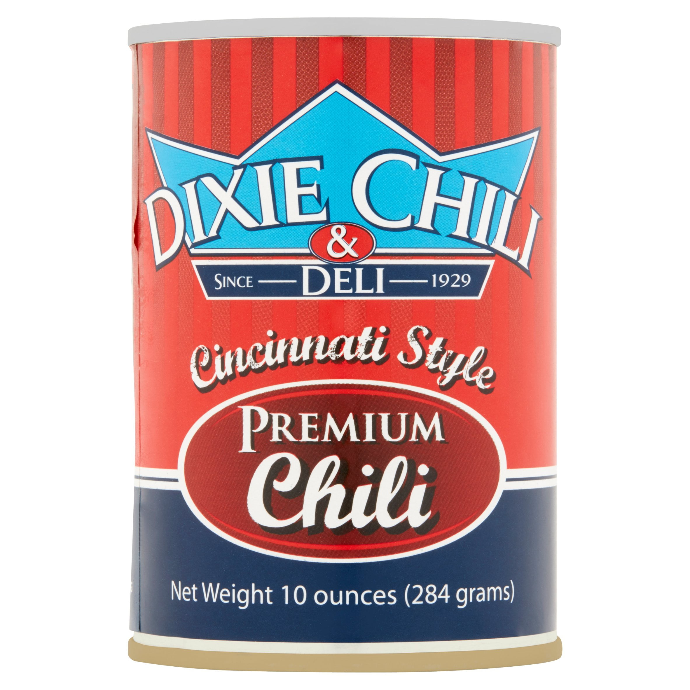 Dixie Chili & Deli Cincinnati Style Premium Chili, 10 oz