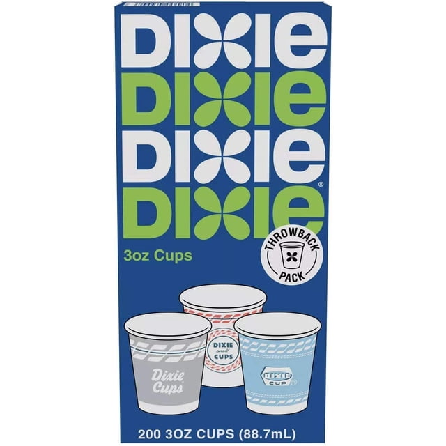 Dixie Cups - 3 Ounce 200 Count - Designs Vary