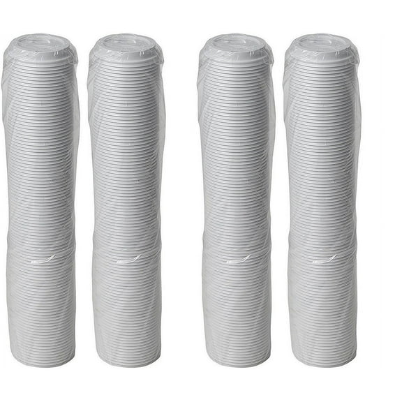 Dixie D9542W Dome AJH3Lid for 10/16 Ounce PerfecTouch Cups and 12/20 Ounce Paper Hot Cups, White. 200 Lids (4 x 50 Packs)