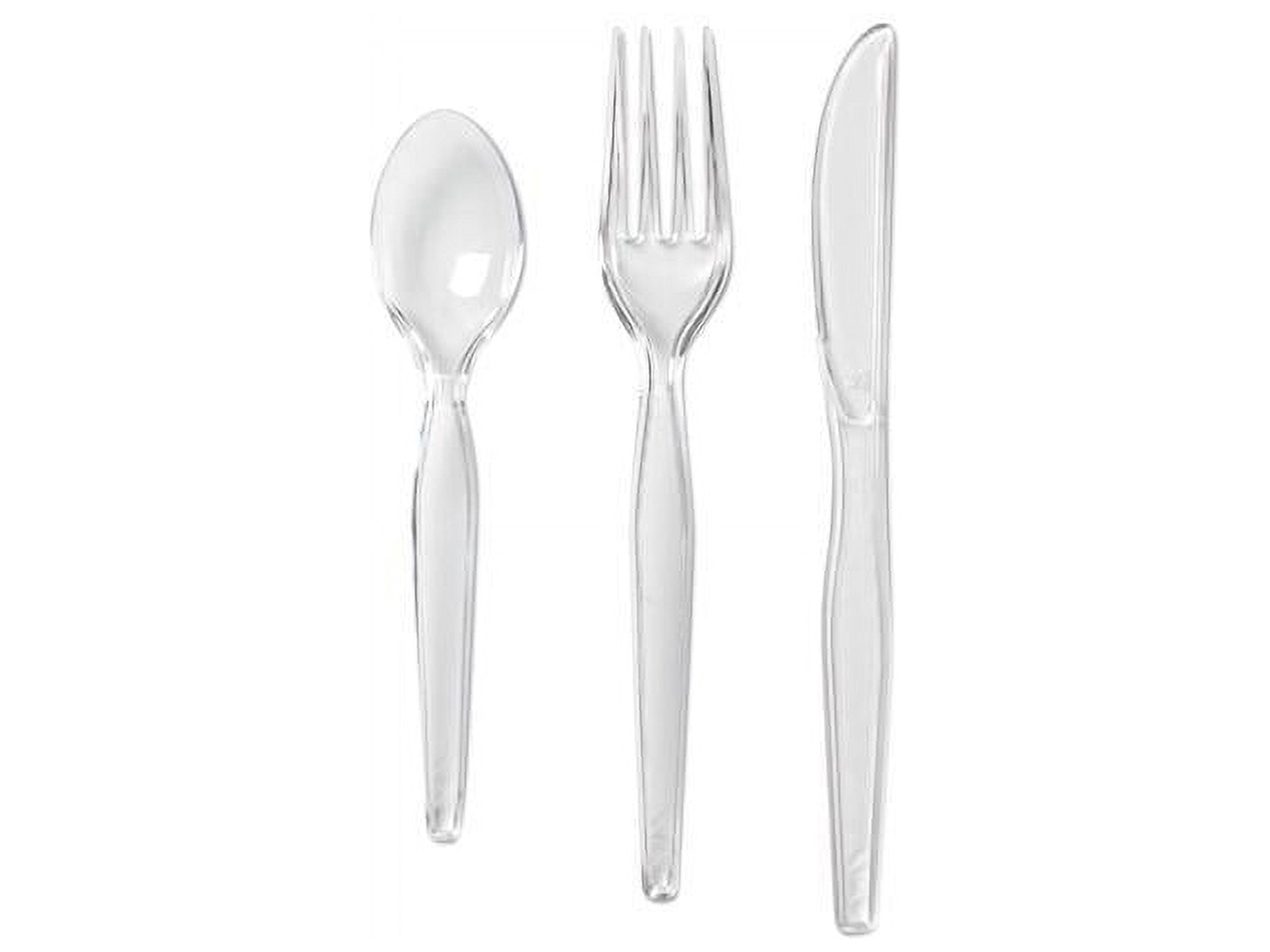 Dixie, DXECH0180DX7, Heavyweight Disposable Forks, Knives Teaspoons