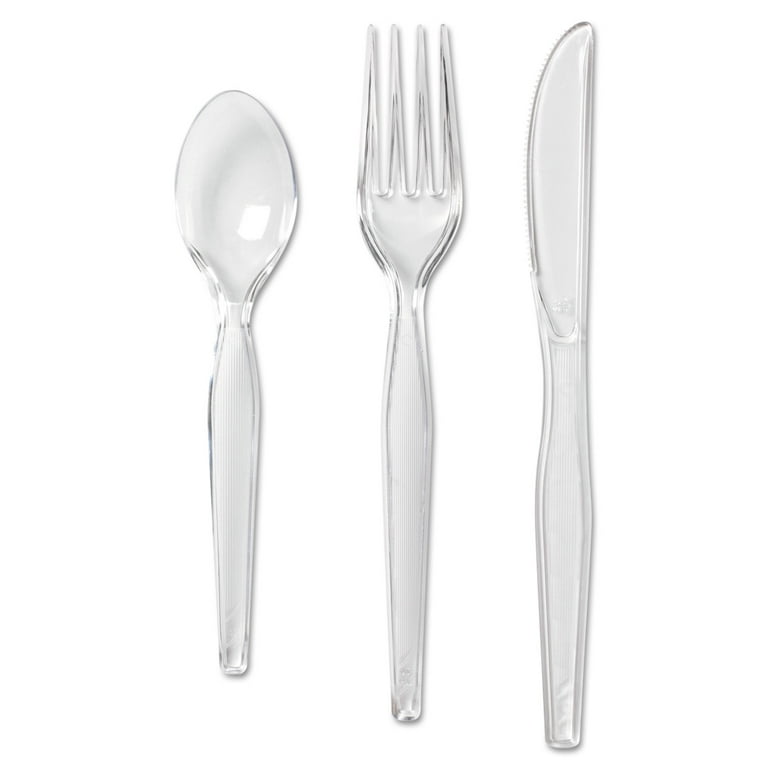 Solo Extra Heavyweight Cutlery - 1 Piece(s) - 1000/Carton - Fork - 1 x Fork - Textured - Clear Solo Extra Heavyweight Cutlery - 1 Piece(s) - 1000/Carton - Fork - 1 x Fork - Textured - Clear