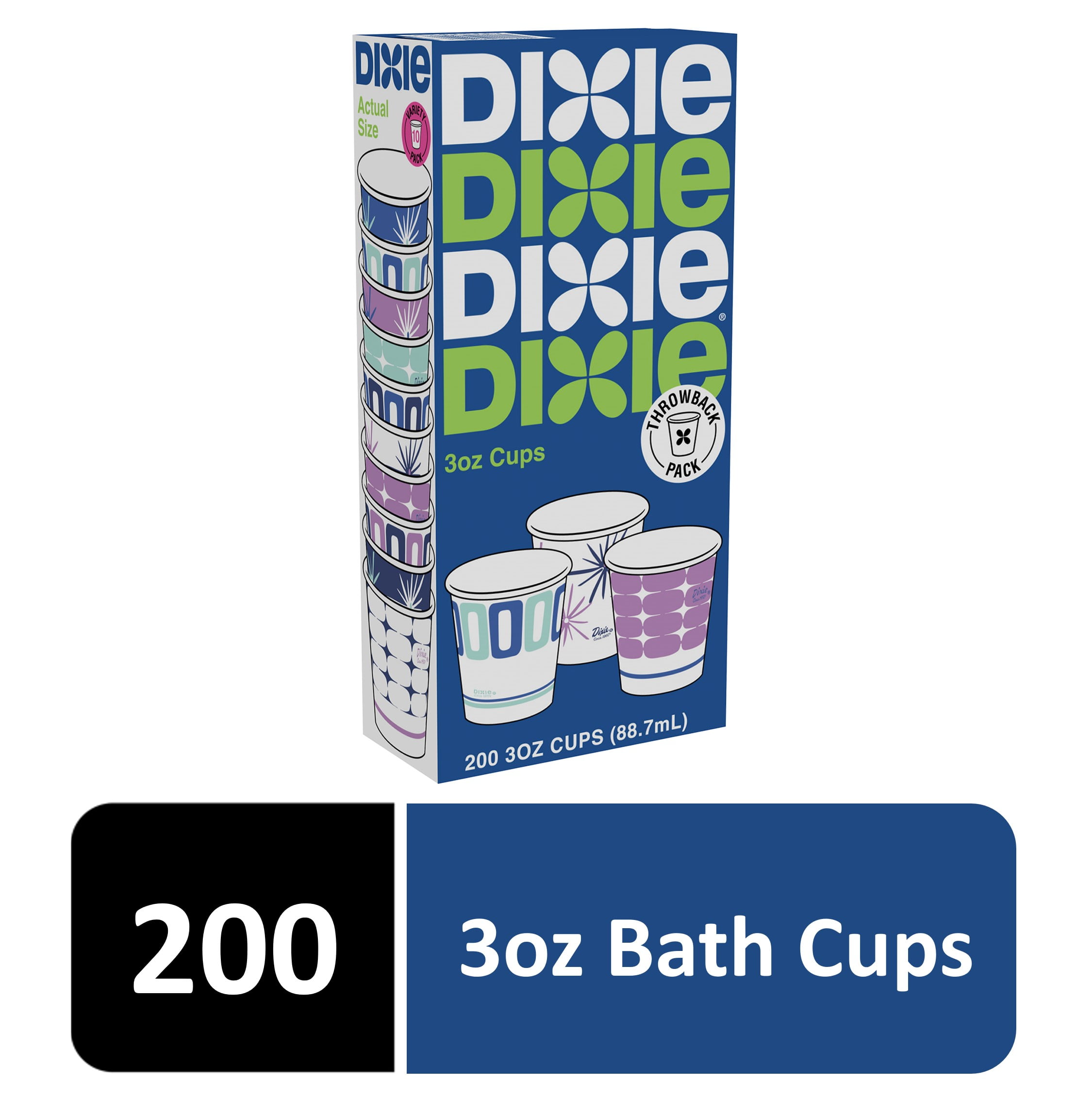 CantaGreen 3 OZ Heavyduty Cups,300 Count White Paper Bath Cup