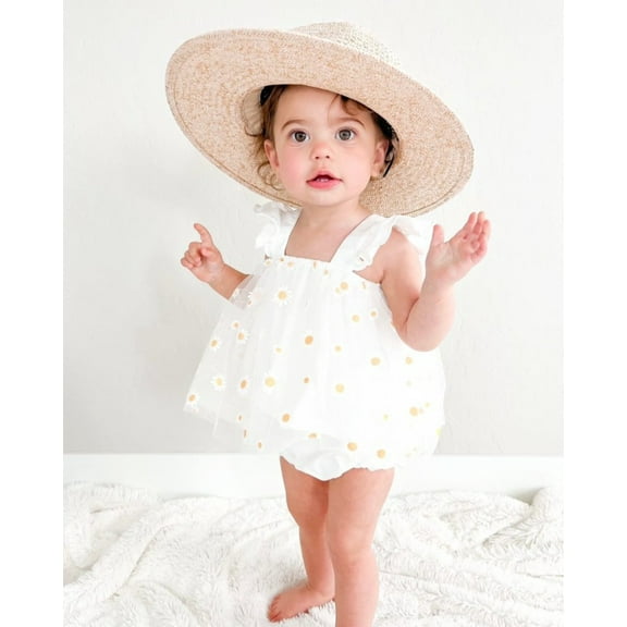 Dixie Dress Romper - Pickin' Daisies