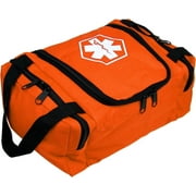 Dixie EMS Dixigear First Responder Bag for First Aid Supplies & Medical Equipment - Orange - 1 Count