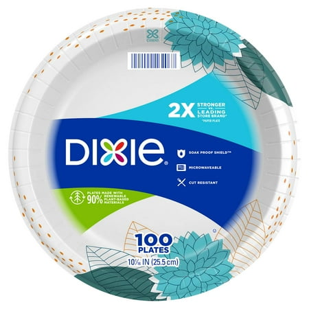 Dixie Everyday 10 in Paper Plates 100 ct