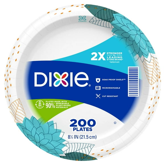 Dixie Everyday 8.5 in Printed Paper Plates 200 ct