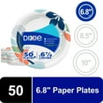 thumbnail image 1 of Dixie Disposable Paper Plates, 6.8", Multi-Color, 50 Count, 1 of 11