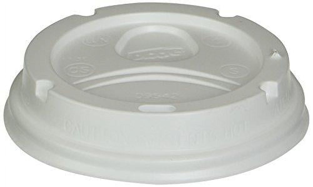 DXE9542500DXCT - Dixie Foods Perfect Touch Cup White Plastic Lids