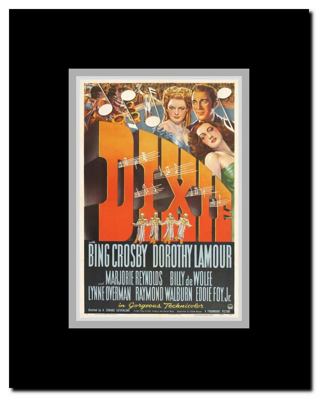 Dixie Framed Movie Poster