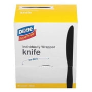 Dixie Grab?N Go Wrapped Cutlery, Knives, Black, 90 Ct