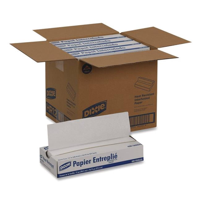 Dixie Food DXEHR12 12 x 10.75 in. Greaseproof Liftoff Pan Liner - Case of 1000