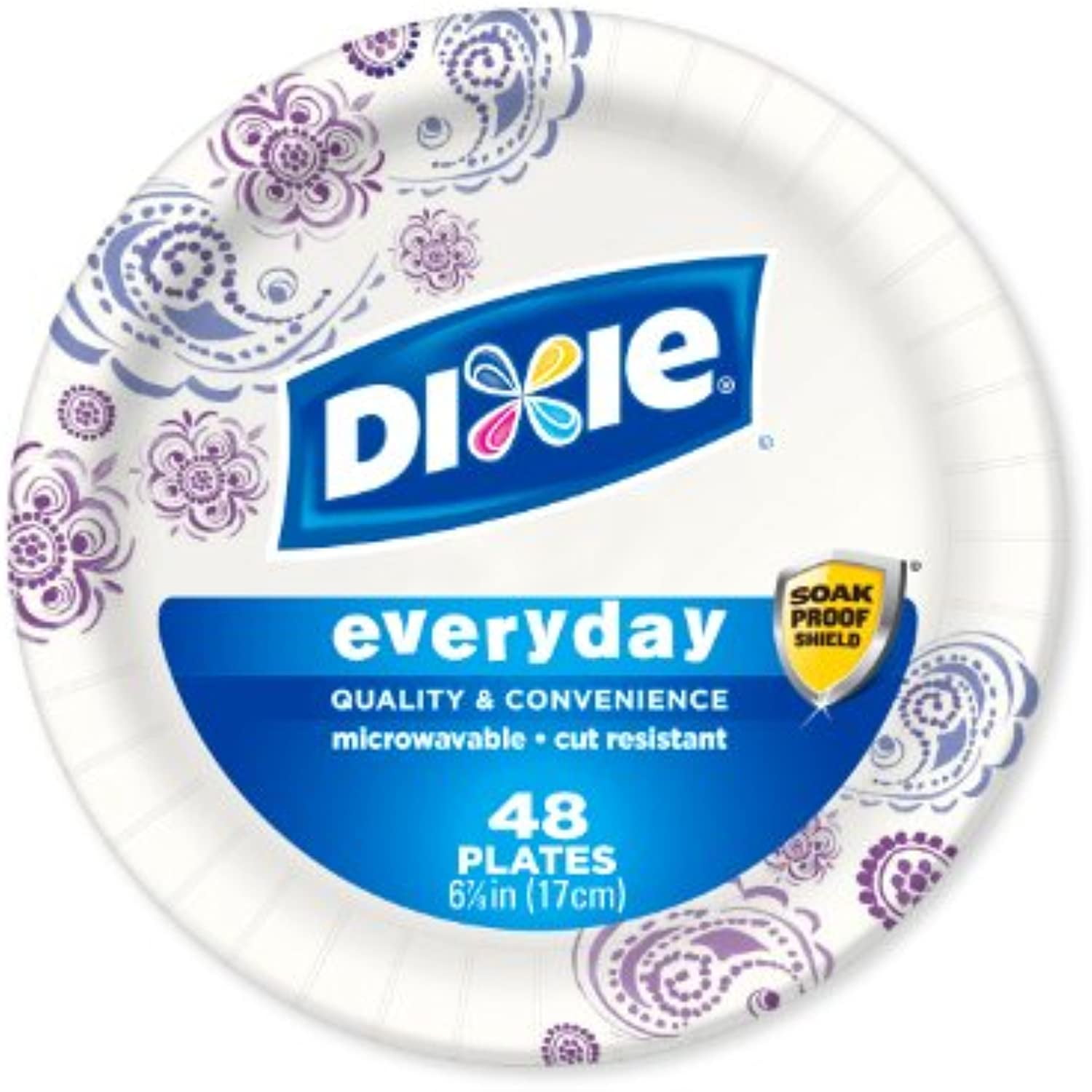 Dixie Paper Plates, Heavy-Duty, 10-In., 26-Pk.