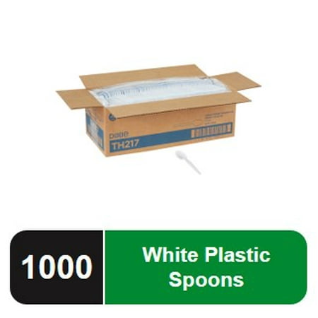 Dixie Heavy-Weight Disposable Plastic Spoon, TH217, 1,000 Count