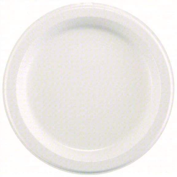 Dixie Foods SXP10W Heavy-weight Paper Plates, 10" Dia, White, 125/pack, 4 Packs/carton