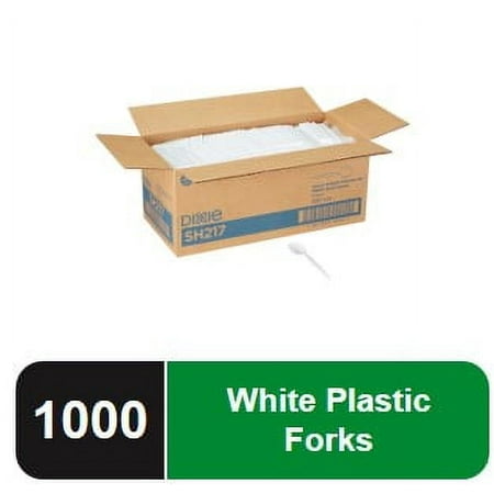Dixie® Heavy-weight Plastic Soup Spoon, SH217, 1,000 per Case