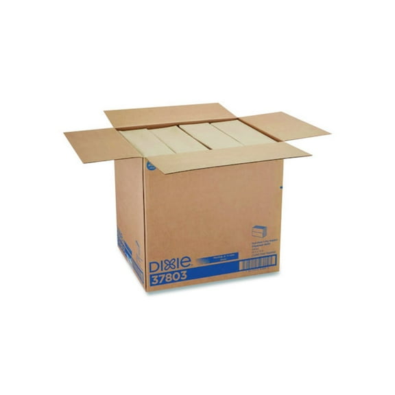 Dixie Interfold Napkin Refills, 1-Ply, 13 x 12, White, 600 Napkins/Pack,12 Packs/Carton