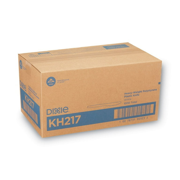 Plastic Cutlery, Heavyweight Knives, White, 1,000/Carton Plastic Cutlery, Heavyweight Knives, White, 1,000/Carton