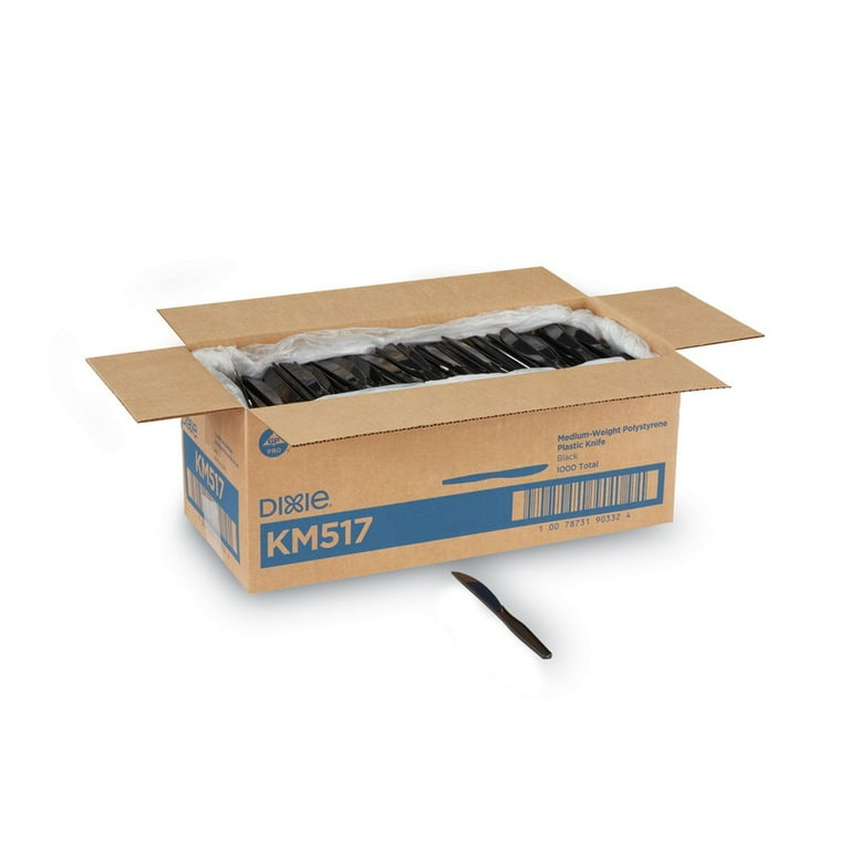 Plastic Cutlery, Heavy Mediumweight Knives, White, 1,000/Carton Plastic Cutlery, Heavy Mediumweight Knives, White, 1,000/Carton