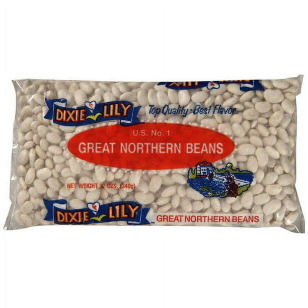 Dixie Lily Great Northern Beans, 12 oz