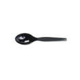 Dixie Medium Weight Black Plastic Spoons, 100 Count