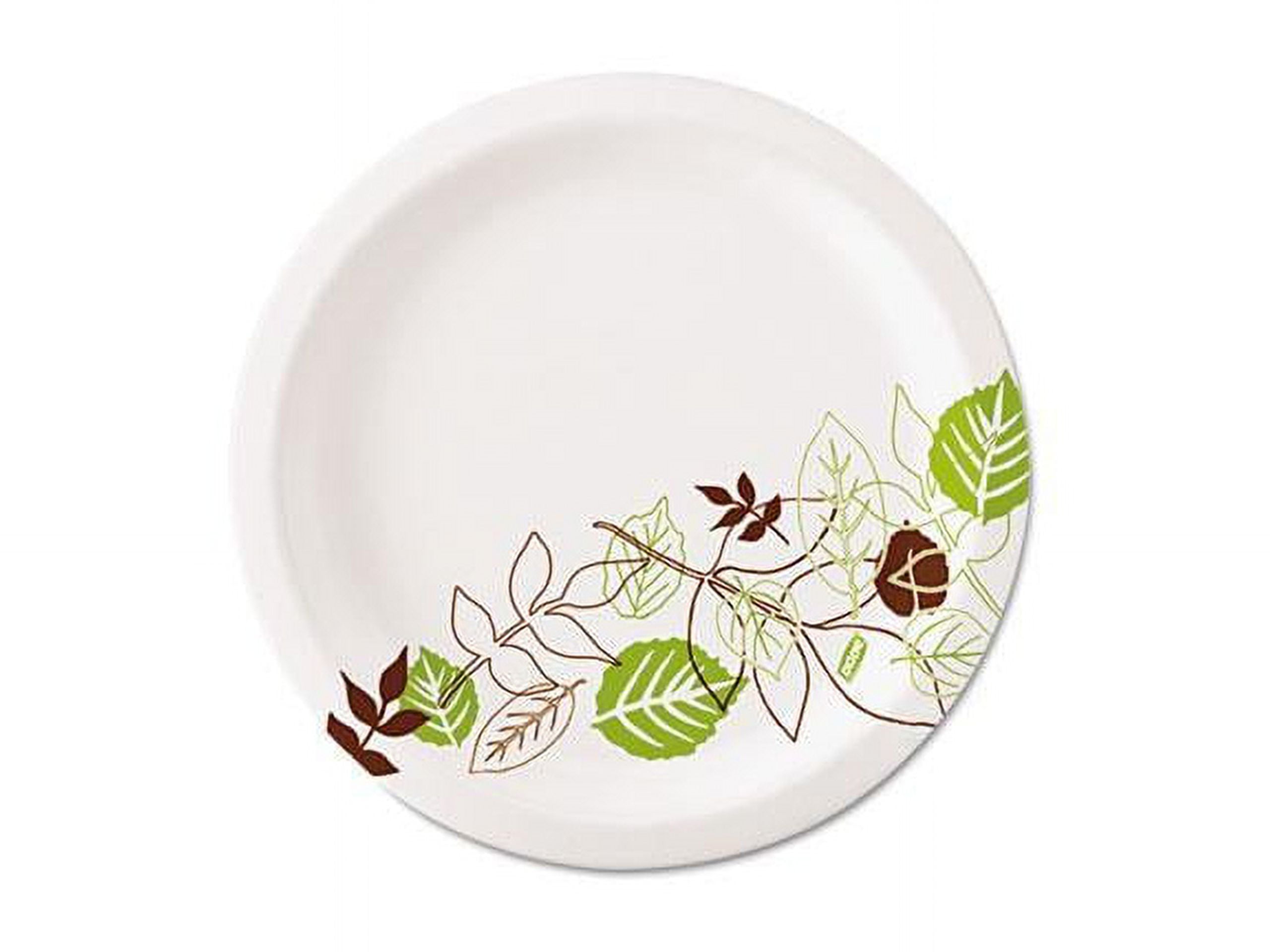 Dixie Strong Medium Weight Disposable Paper Plates Economy Coated UX9PATH 8.5