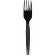 thumbnail image 1 of Dixie Medium-Weight Disposable Plastic Forks by GP Pro 1000/Carton - Polystyrene - Black, 1 of 3