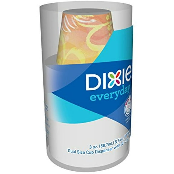 Dixie Paper Cup Dispenser - Fits 3 oz or 5 oz Disposable Paper Cups