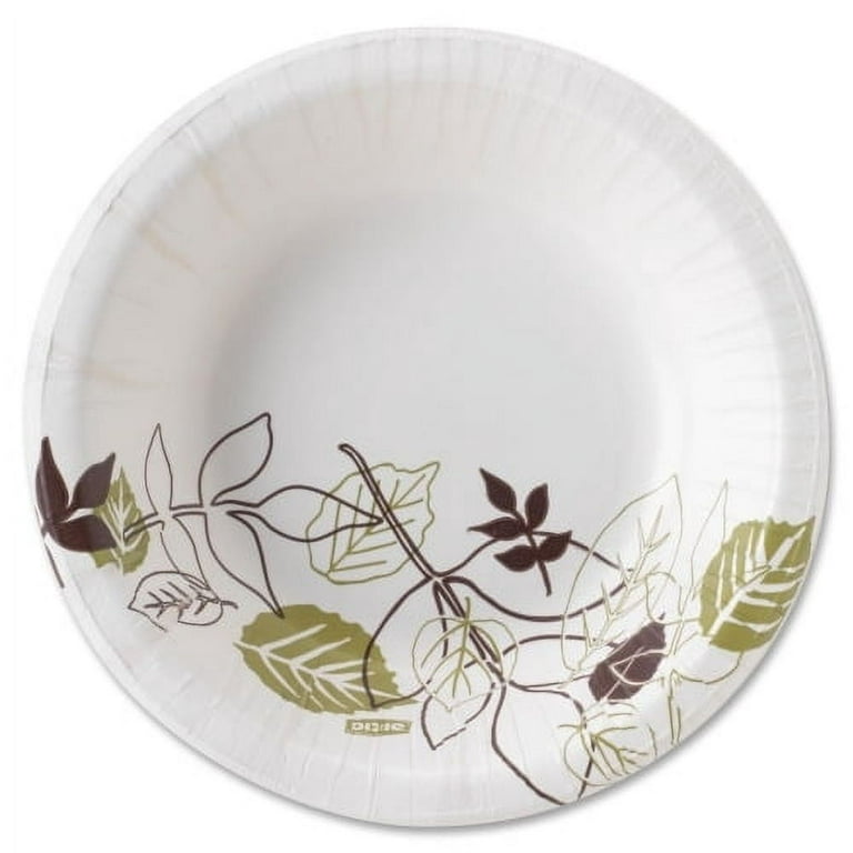 Dixie White Pathways Heavyweight Paper Bowls - 500 Pieces