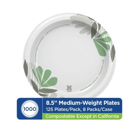 Dixie Ultra® 10 1/16" Heavy-Weight Paper Plates By GP PRO (Georgia-Pacific), Pathways®, SXP10PATH (Case), 500 Count Case (125 Plates Per Pack, 4 Packs Per Case)