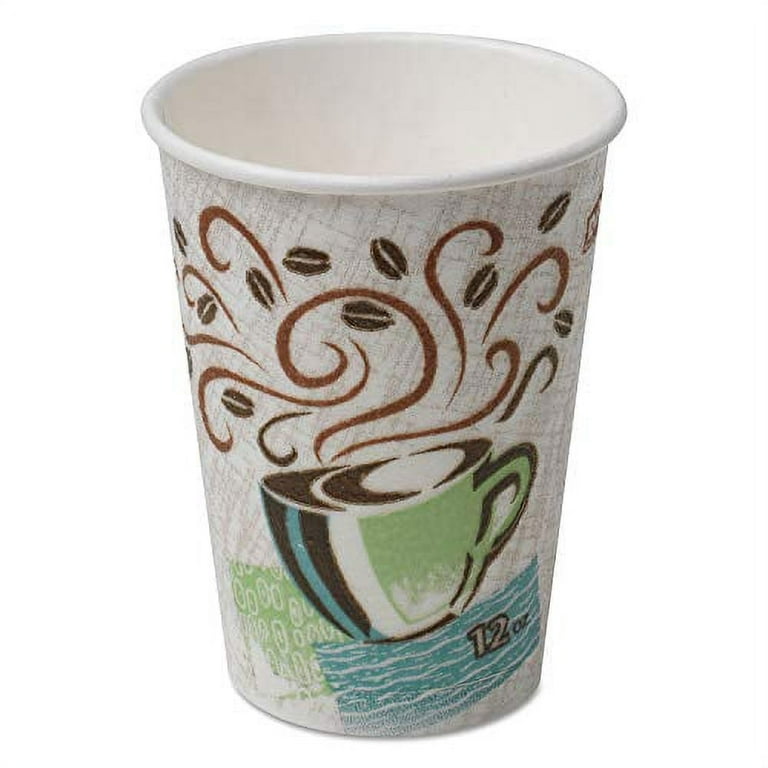 PerfecTouch Paper Hot Cups, 12 oz, Coffee Haze Design, 160/Pack PerfecTouch Paper Hot Cups, 12 oz, Coffee Haze Design, 160/Pack