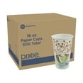 thumbnail image 1 of Dixie PerfecTouch 16 oz. Paper Coffee Cups By GP PRO, Coffee Haze Design, 500 Count (25 Disposable Cups Per Sleeve, 20 Sleeves Per Case), Style #5356DX, 1 of 8