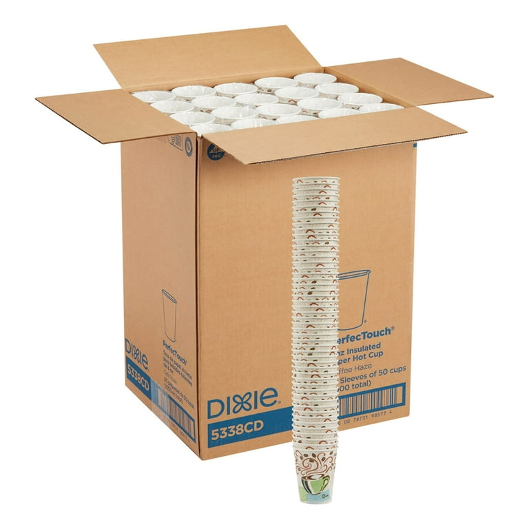 PerfecTouch Paper Hot Cups, 8 oz, Coffee Haze Design, 50/Pack PerfecTouch Paper Hot Cups, 8 oz, Coffee Haze Design, 50/Pack