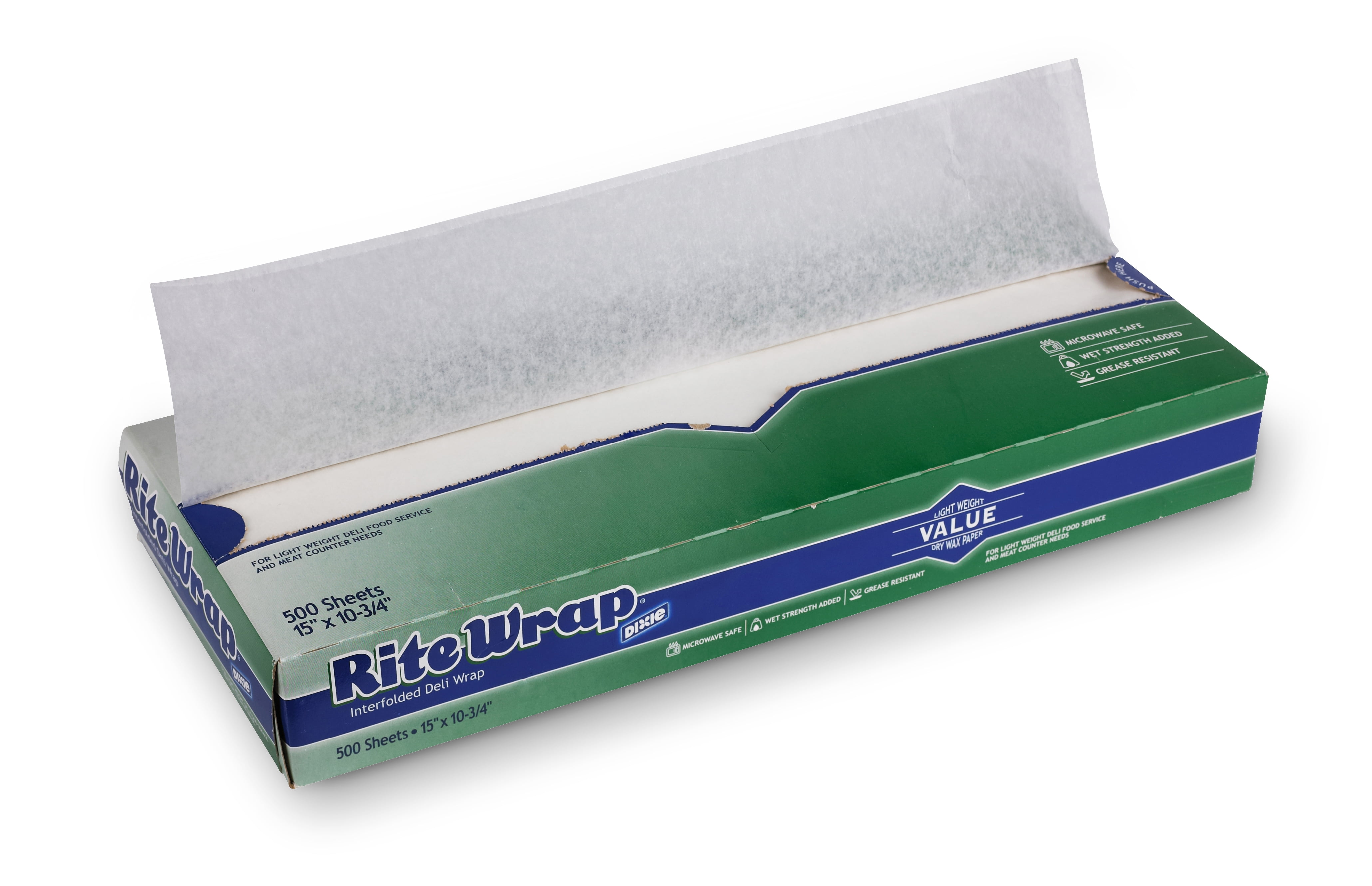 Dixie Rite-Wrap Dry Wax Deli Paper, RW156, 6,000 Sheets per Dixie Rite-Wrap Dry Wax Deli Paper, RW156, 6,000 Sheets per
