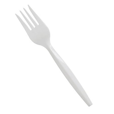 Dixie SSF21P SmartStock Cutlery Fork Refill, 5.8" Length, Polypropylene, White (Pack of 960)