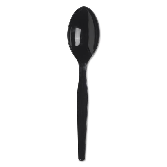 Dixie SmartStock Plastic Cutlery Refill Spoons 6" Black 40 Pack 24 Packs/CT SSPSH51