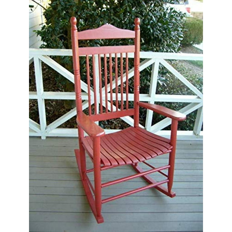 Dixie Seating Calabash Wood Rocking Chair No. 467S Sienna Red Walmart