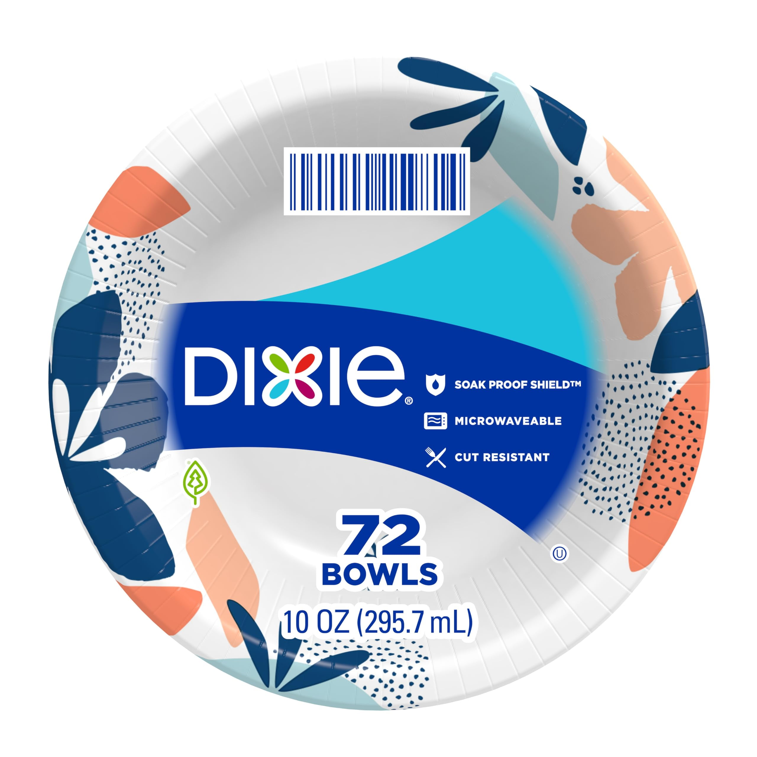 Dixie Small Paper Bowls OIF8 10 Oz 72 Count Microwave Safe Soak Dixie small paper bowls oif8 10 oz 72 count microwave safe soak