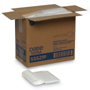 SmartStock Series-B 5.5 in. Mediumweight Plastic Cutlery Teaspoons Refill - White 40/Pack, 24 Packs/Carton