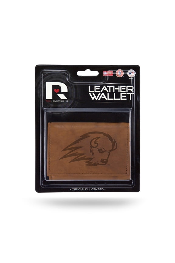 Dixie State Trailblazers Embossed Brown Leather Trifold Tri-Fold Wallet