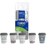 Dixie To Go 12 oz Insulated Cup & Lid, 100-count