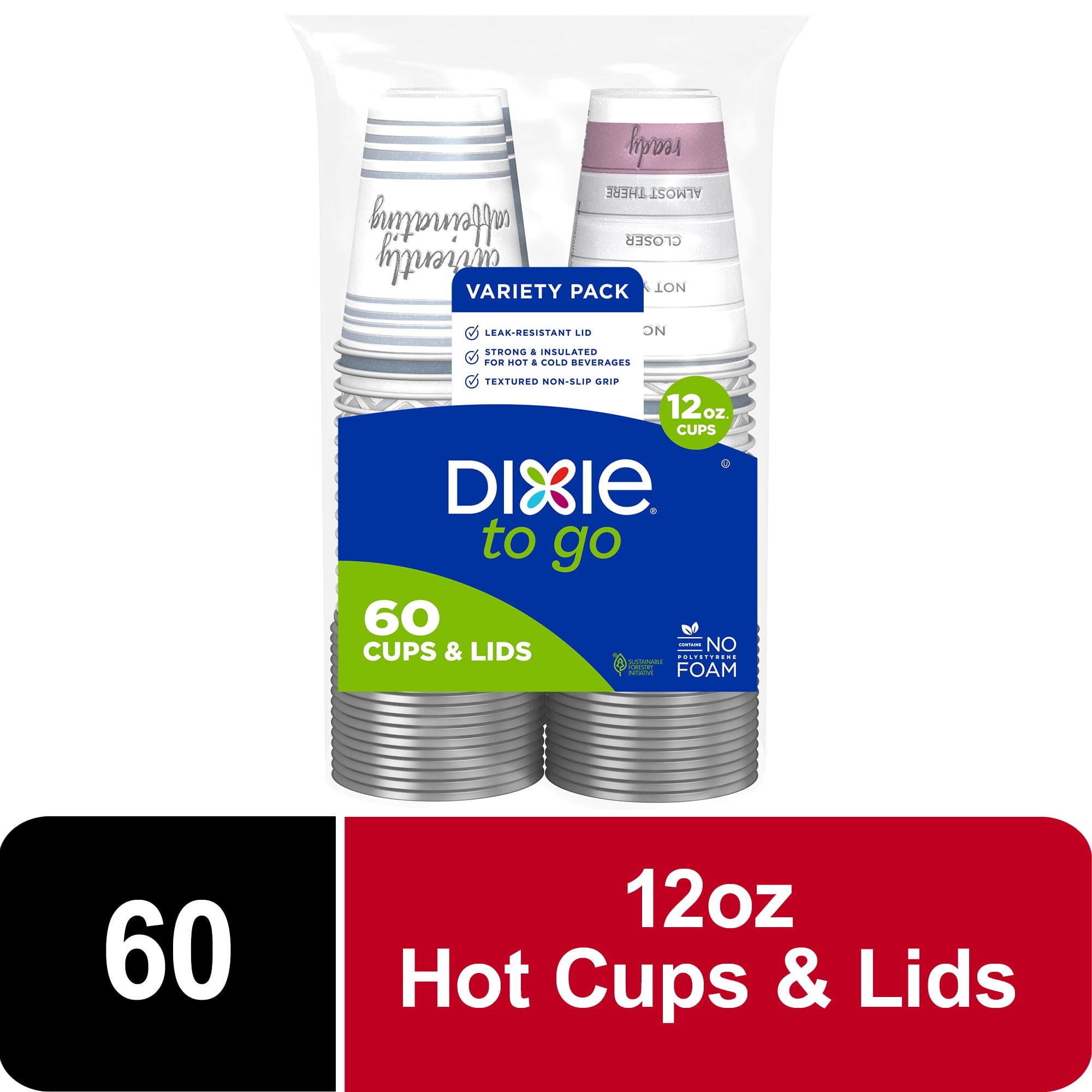 Dixie® Crystal Clear Plastic Cups, 12 oz.
